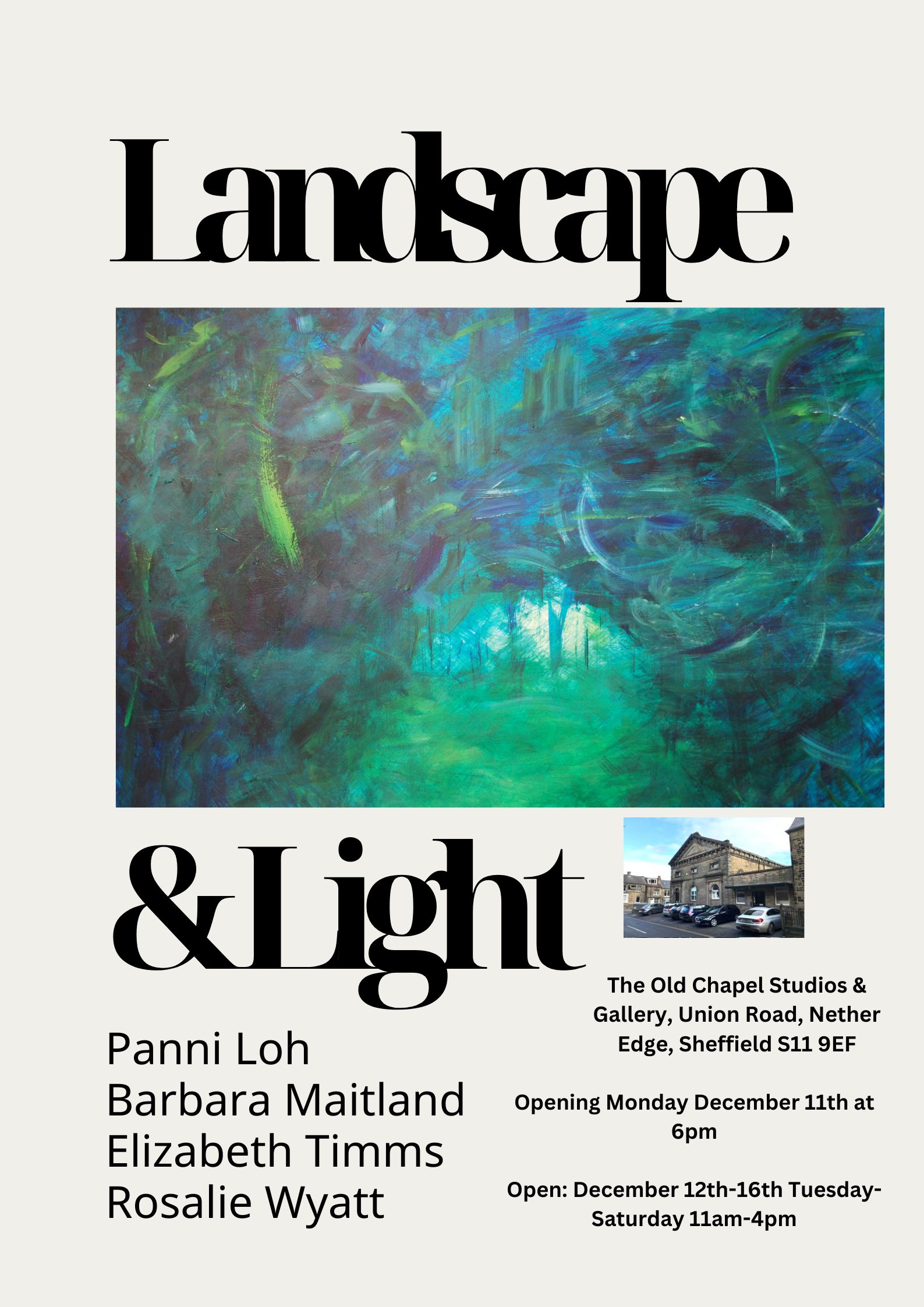 Landscape & Light Art Exhibition Poster (2) 