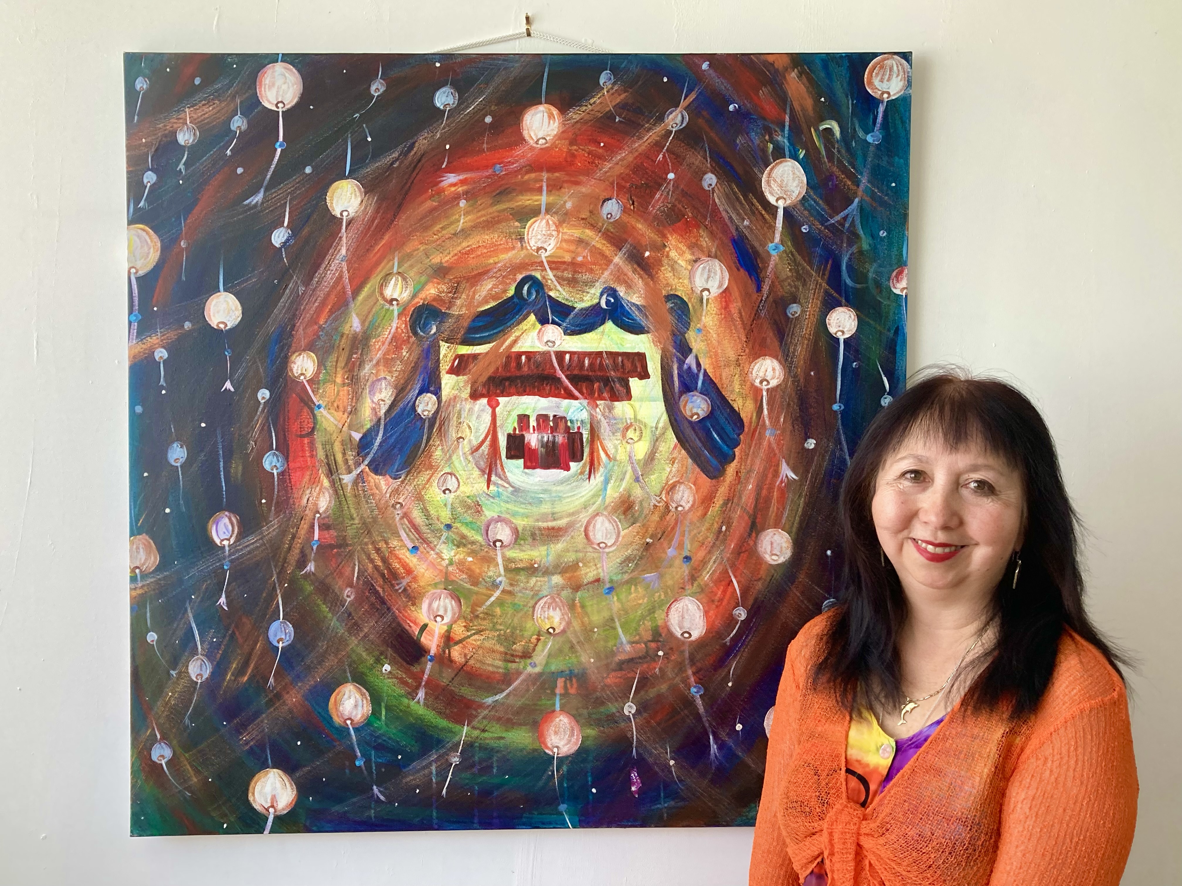Panni With Painting Into The Light