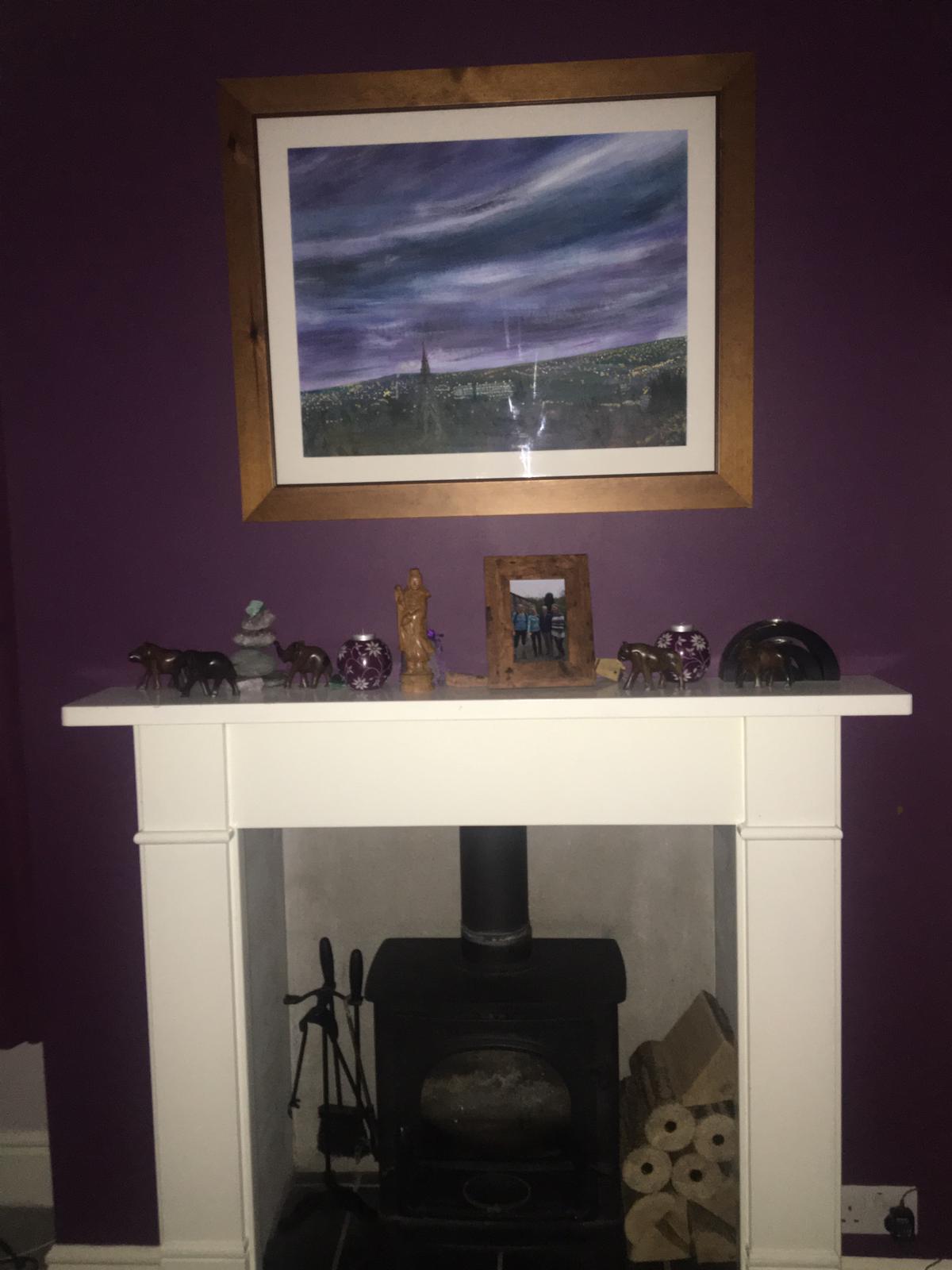 Nightfall Over Burngreave Installed Private Collector