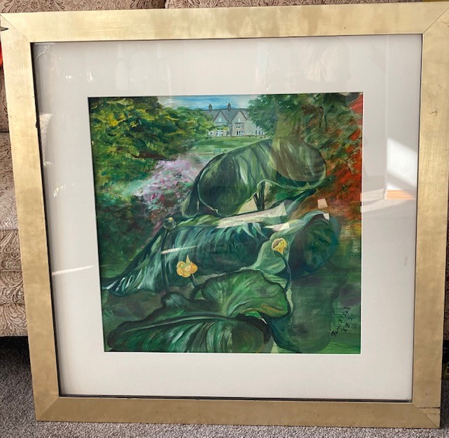 Kenwood Hall Hotel Damselfly View Framed