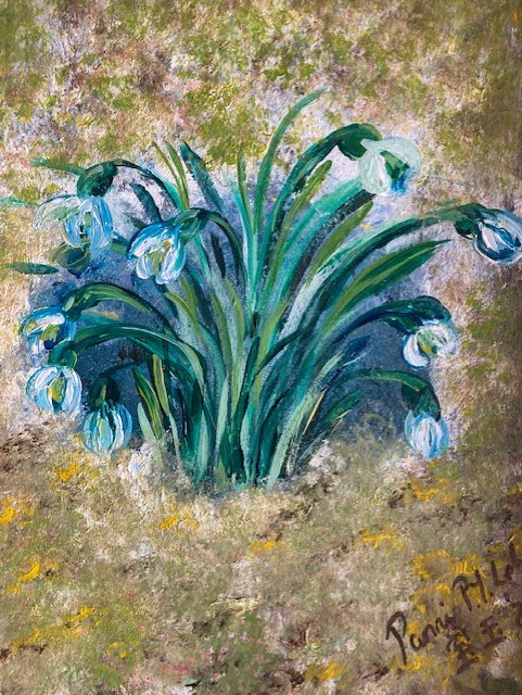 Snowdrops Painting PLoh