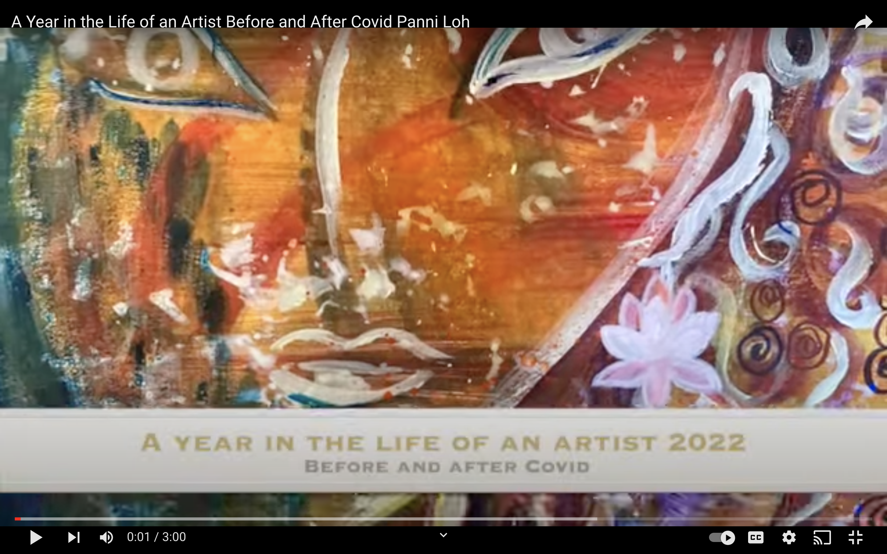 A Year In The Life Of An Artist Before And After Covid Video 2022